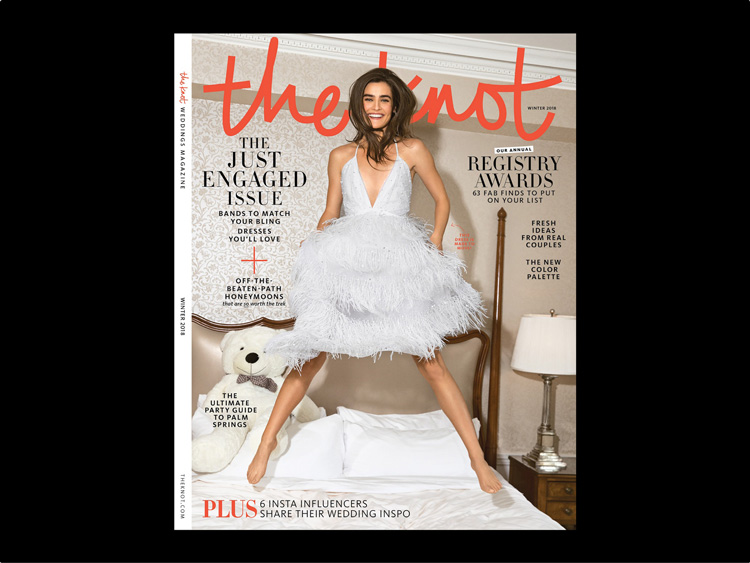 TheKnot婚禮策劃服務公司品牌形象升級改造案例，方案涉及廣告語和logo設計 