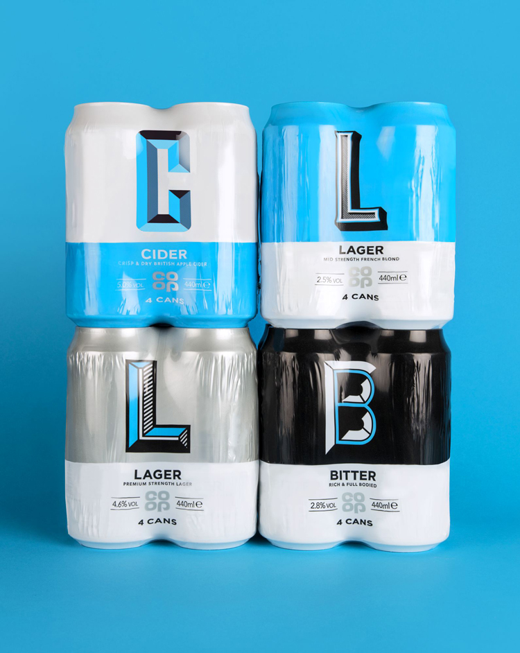 酒精飲料系列品牌vi設(shè)計(jì)，啤酒、蘋(píng)果汁和烈酒包裝設(shè)計(jì)案例分析