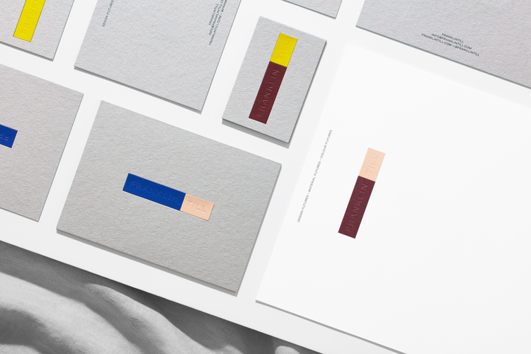 FranklinTill用顏色條塑造全新品牌形象設(shè)計(jì),簡(jiǎn)約大氣