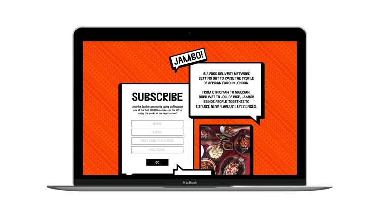 倫敦Jambo餐飲外賣初創(chuàng)企業(yè)“對話式”品牌形象塑造，logo設(shè)計(jì)