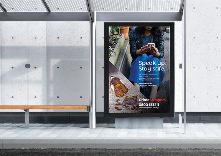 阻止犯罪慈善機(jī)構(gòu)視覺形象設(shè)計(jì),暢所欲言,保證安全