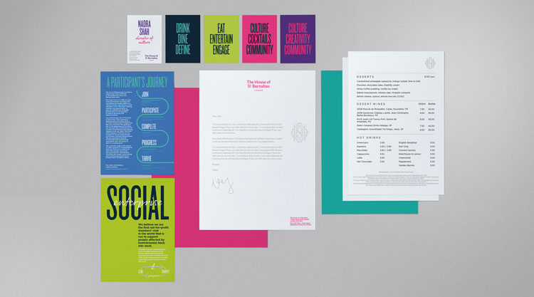 倫敦慈善機構HOSB品牌形象設計,突出對比和不協調