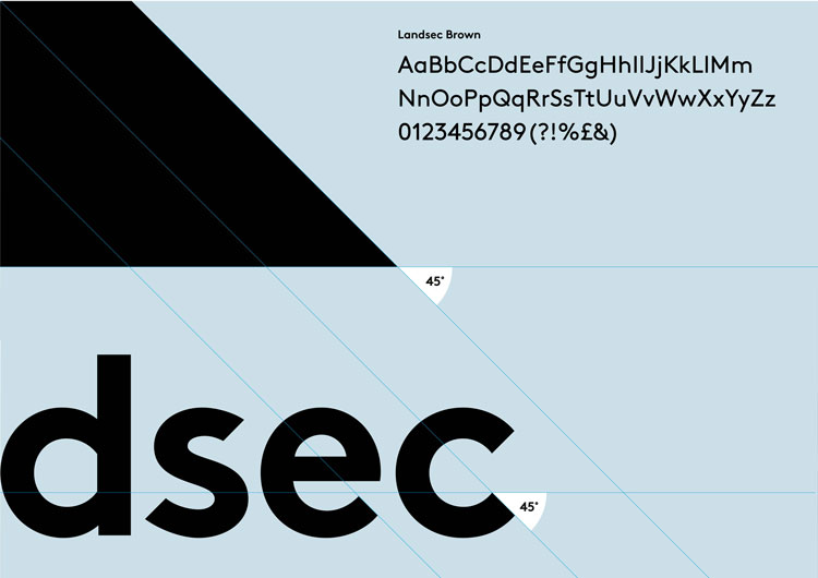 Landsec商業地產公司品牌命名和品牌vi形象設計