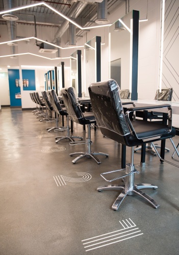 倫敦斯凱勒美發沙龍品牌設計和室內空間設計