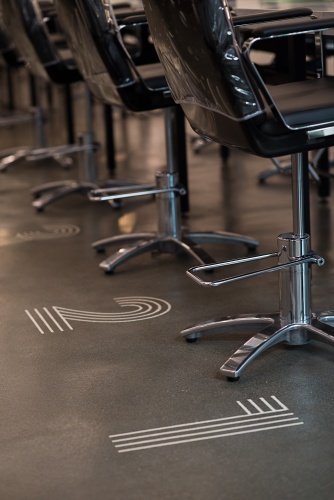 倫敦斯凱勒美發沙龍品牌設計和室內空間設計