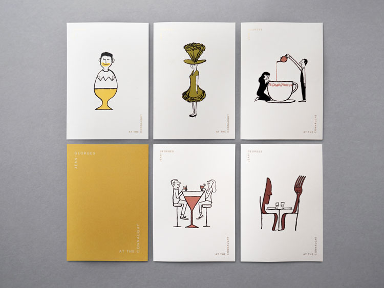 諾特餐廳vi設計，插畫風格品牌形象設計