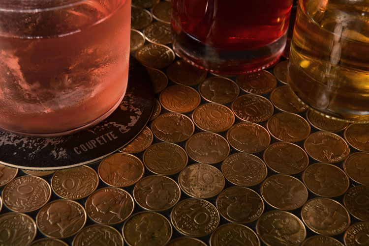 法國酒吧餐廳品牌vi視覺識別設計,充滿古典文化氣息