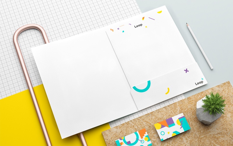 Leap教育培訓學校vi設(shè)計，字體logo設(shè)計