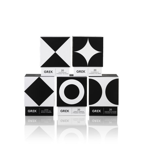 Grek茶葉公司現代品牌vi設計和創新茶葉包裝設計