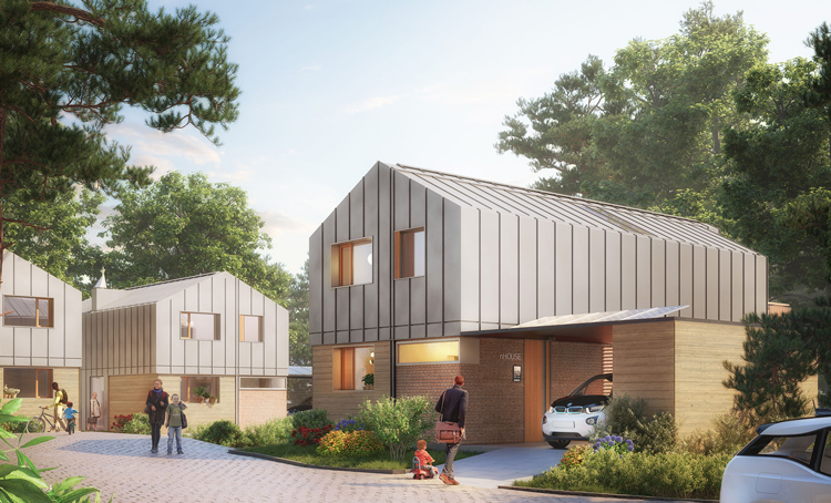 nHouse模塊化住宅的房屋建筑公司logo設(shè)計, vi設(shè)計