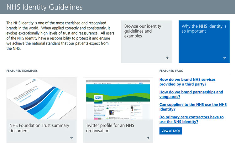 英國NHS醫(yī)院vi設(shè)計，醫(yī)院logo設(shè)計