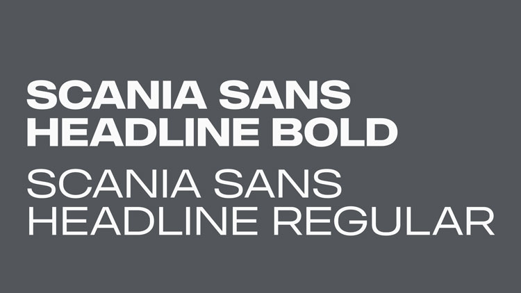  瑞典卡車和巴士制造商Scania企業形象設計,logo設計