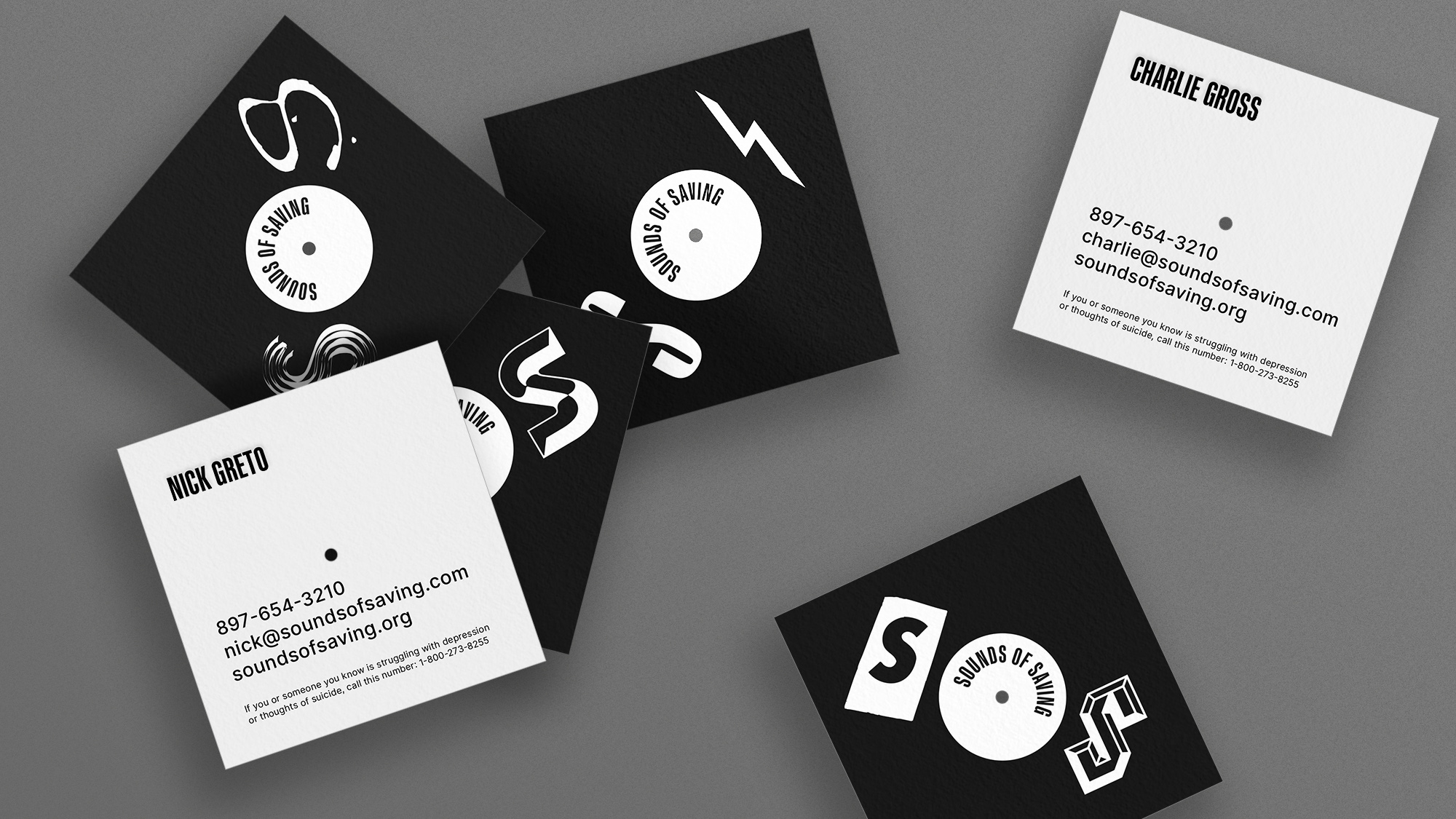 拯救之聲品牌塑造vi設(shè)計，名片設(shè)計