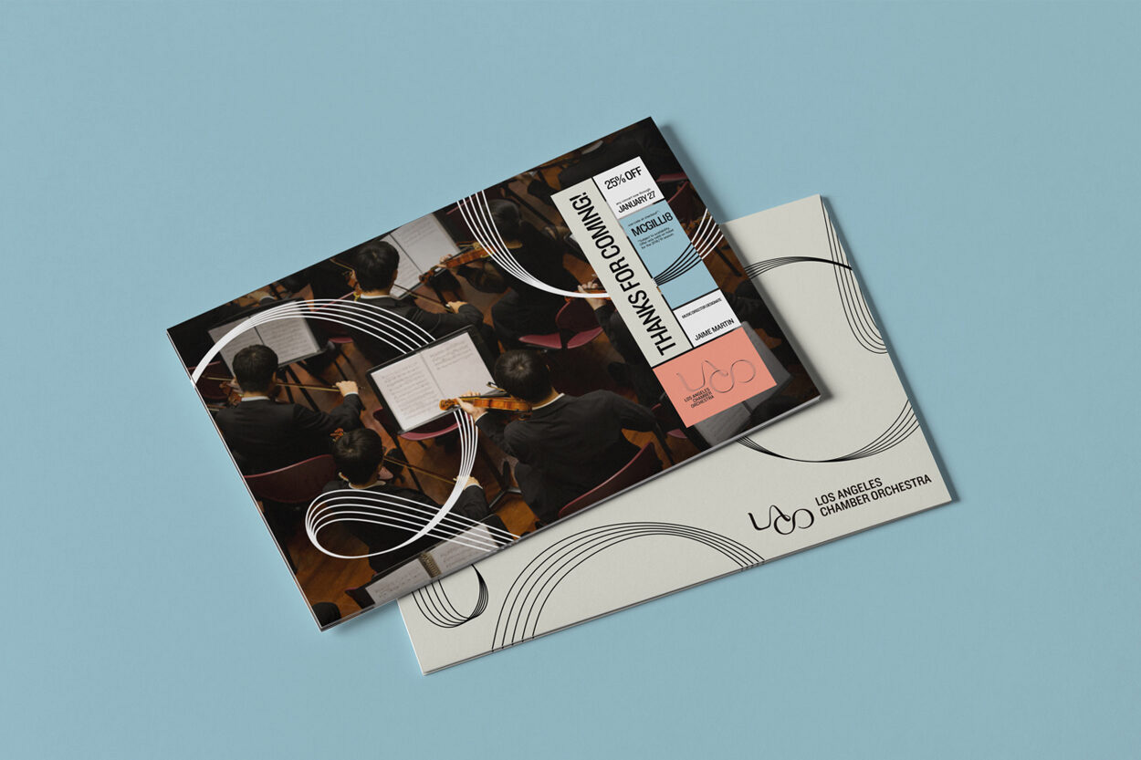 洛杉磯管弦樂隊LACO視覺形象設計,vi設計